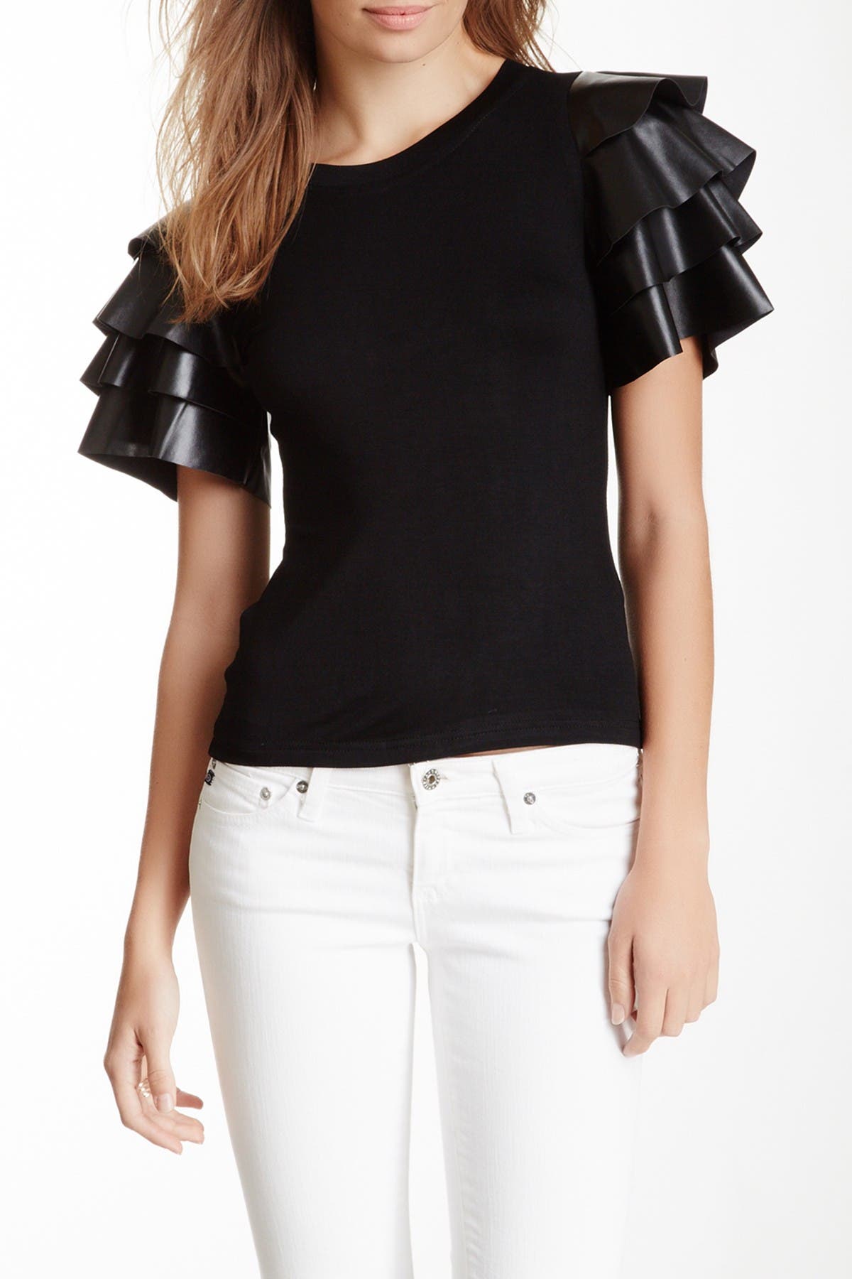 gracia ruffle top