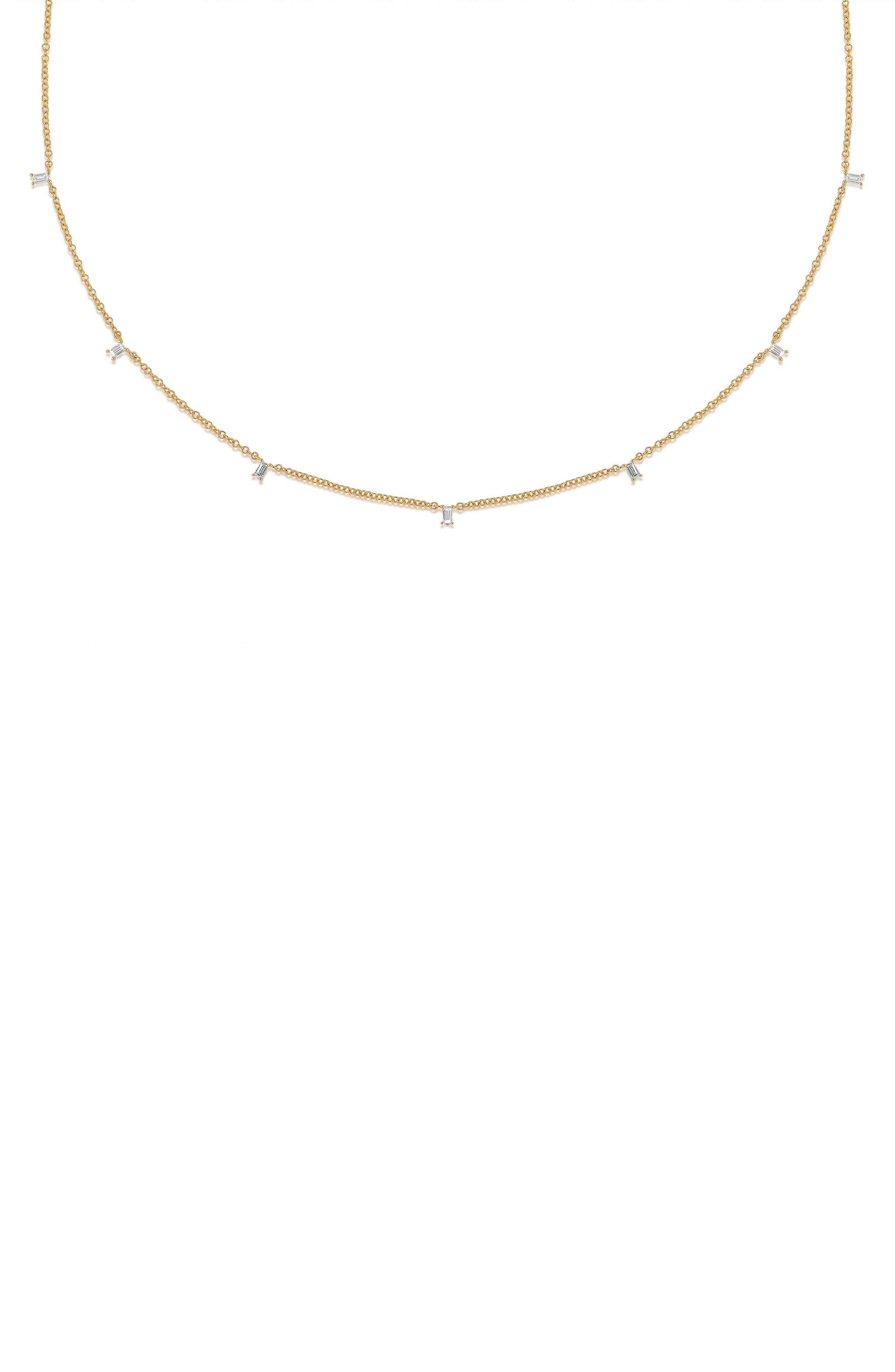 ef collection diamond bar necklace