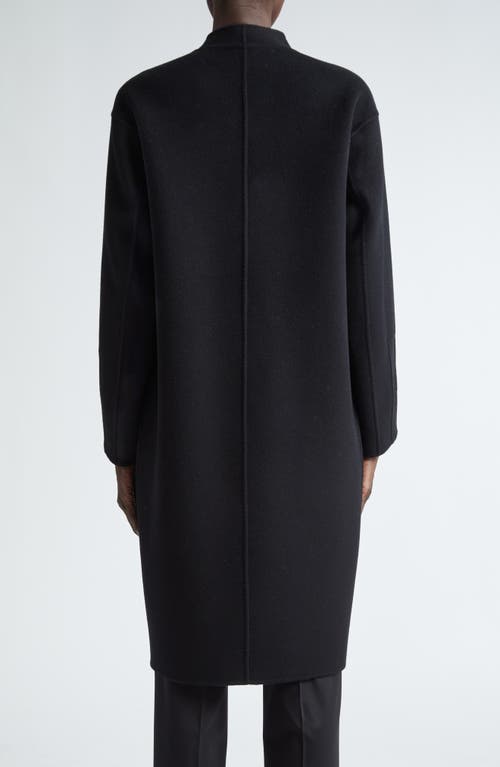 Shop Lafayette 148 New York Reversible Wool & Cashmere Coat In Black