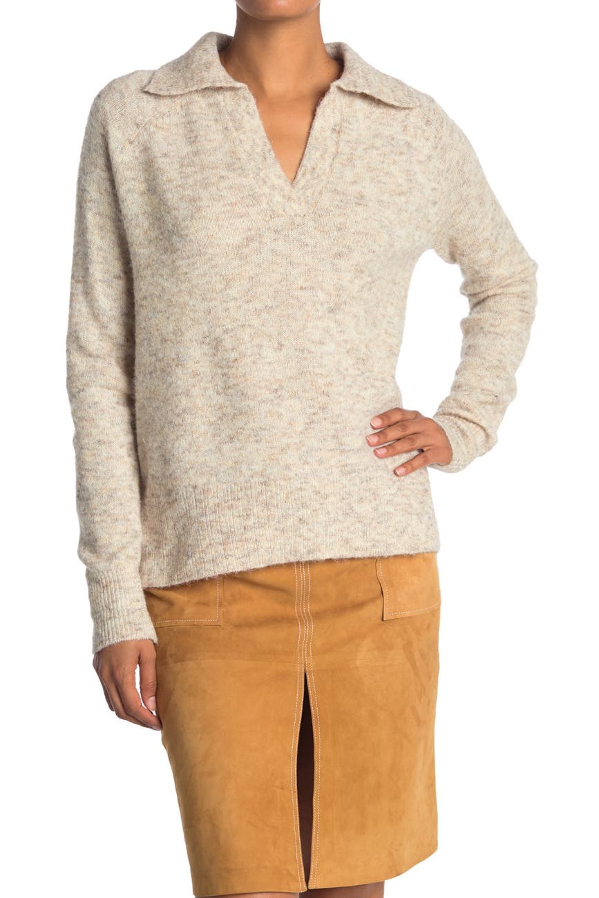 Cloth By Design Johnny Collared Cozy Pullover Sweater Nordstrom Rack