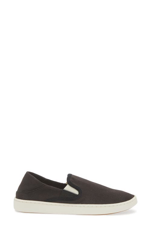 Olukai Pehuea Slip-on Sneaker In Black/black