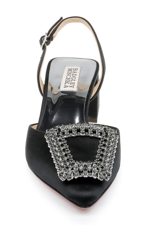 BADGLEY MISCHKA BADGLEY MISCHKA COLLECTION EMMIE SLINGBACK POINTED TOE PUMP 
