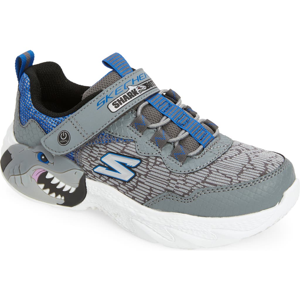 Skechers S-lights® Creature Light-up Trainer In Charcoal/blue