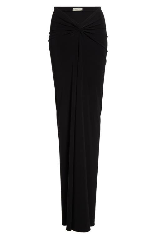 GRACE LING GRACE LING PIERCED DAGGER JERSEY MAXI SKIRT