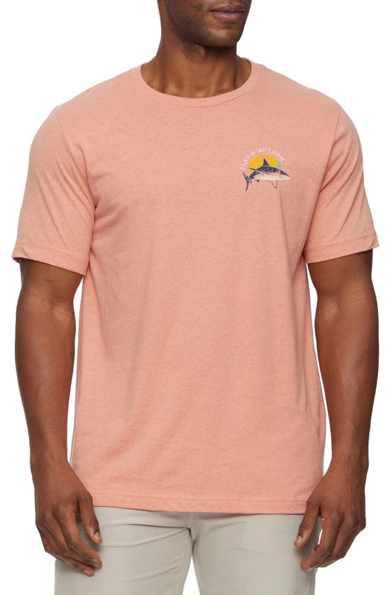 Flag And Anthem Mariners Club Crewneck T-shirt In Coral