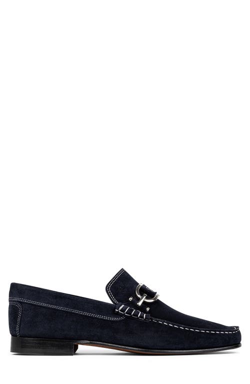 Shop Donald Pliner Dacio Bit Loafer In Navy