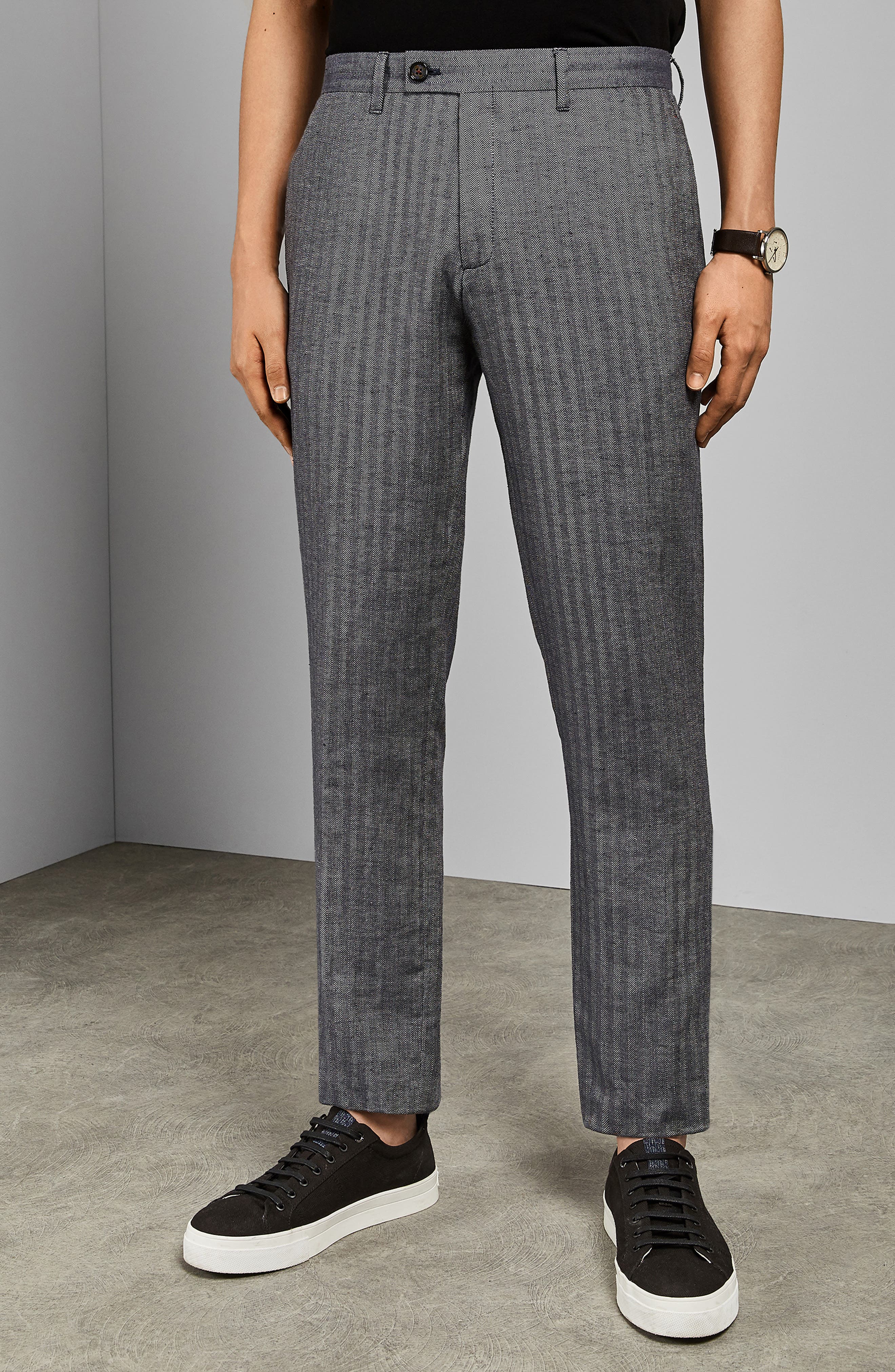 ted baker herringbone trousers