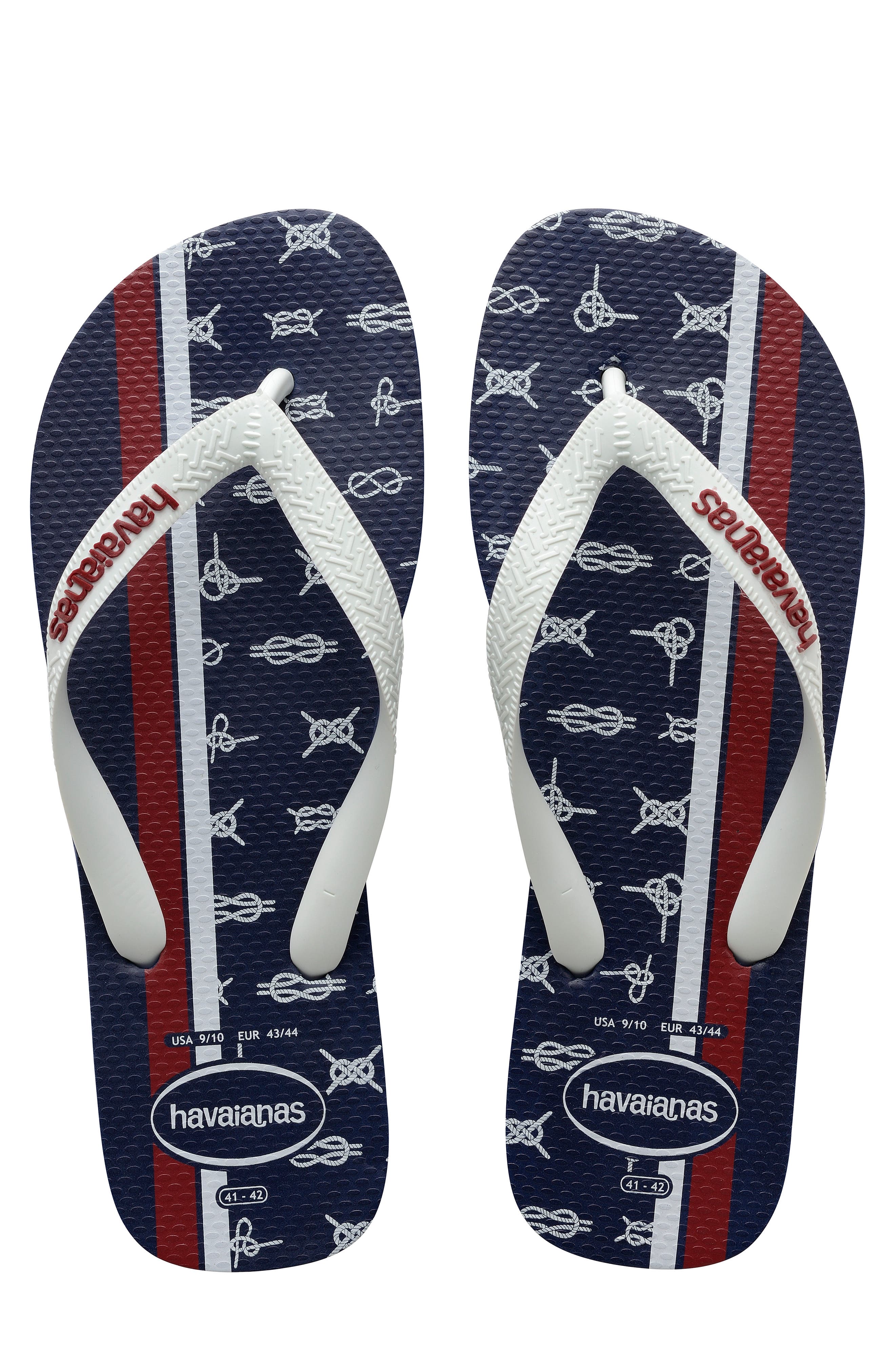 navy blue havaianas flip flops