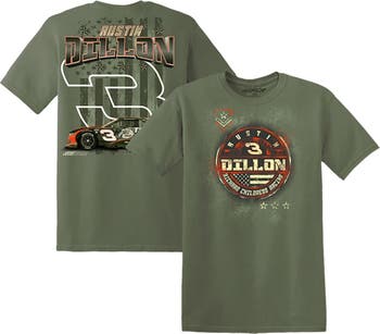 Men's Richard Childress Racing Team Collection Black Austin Dillon Bass Pro  Shops Car T-Shirt