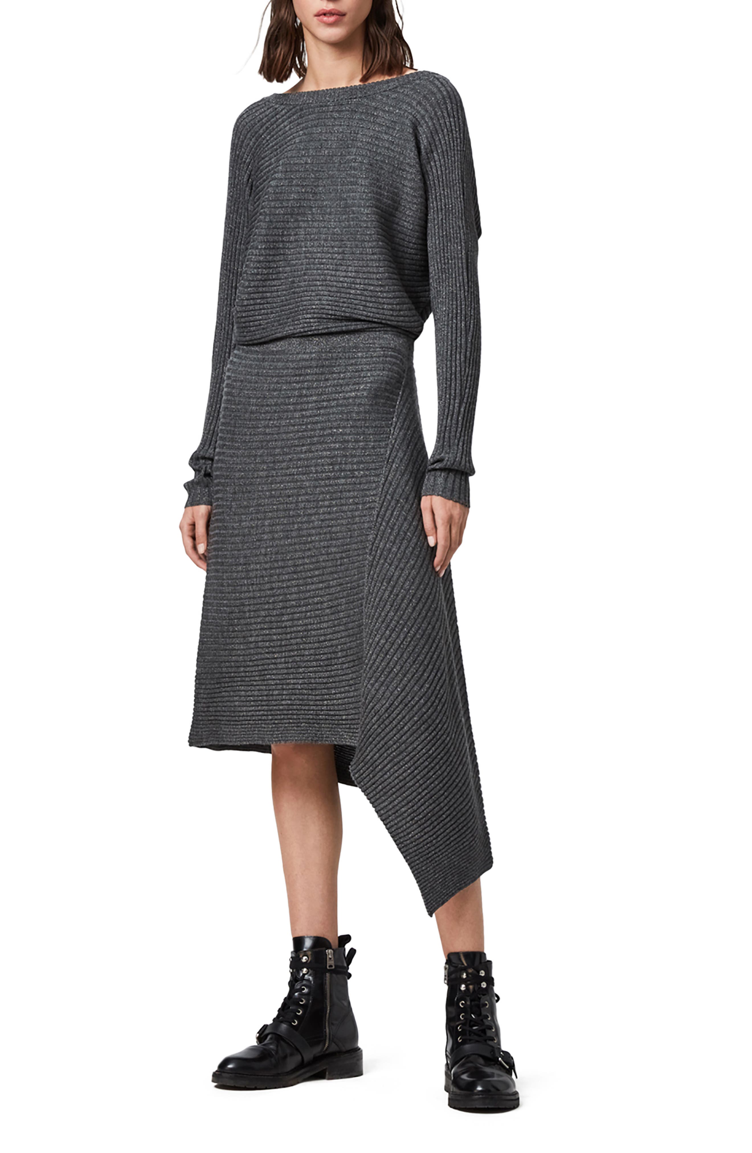 all saints sweater dress