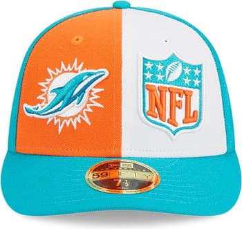 Men's New Era Black/Aqua Miami Dolphins 2022 NFL Draft Low Profile 59FIFTY  Fitted Hat