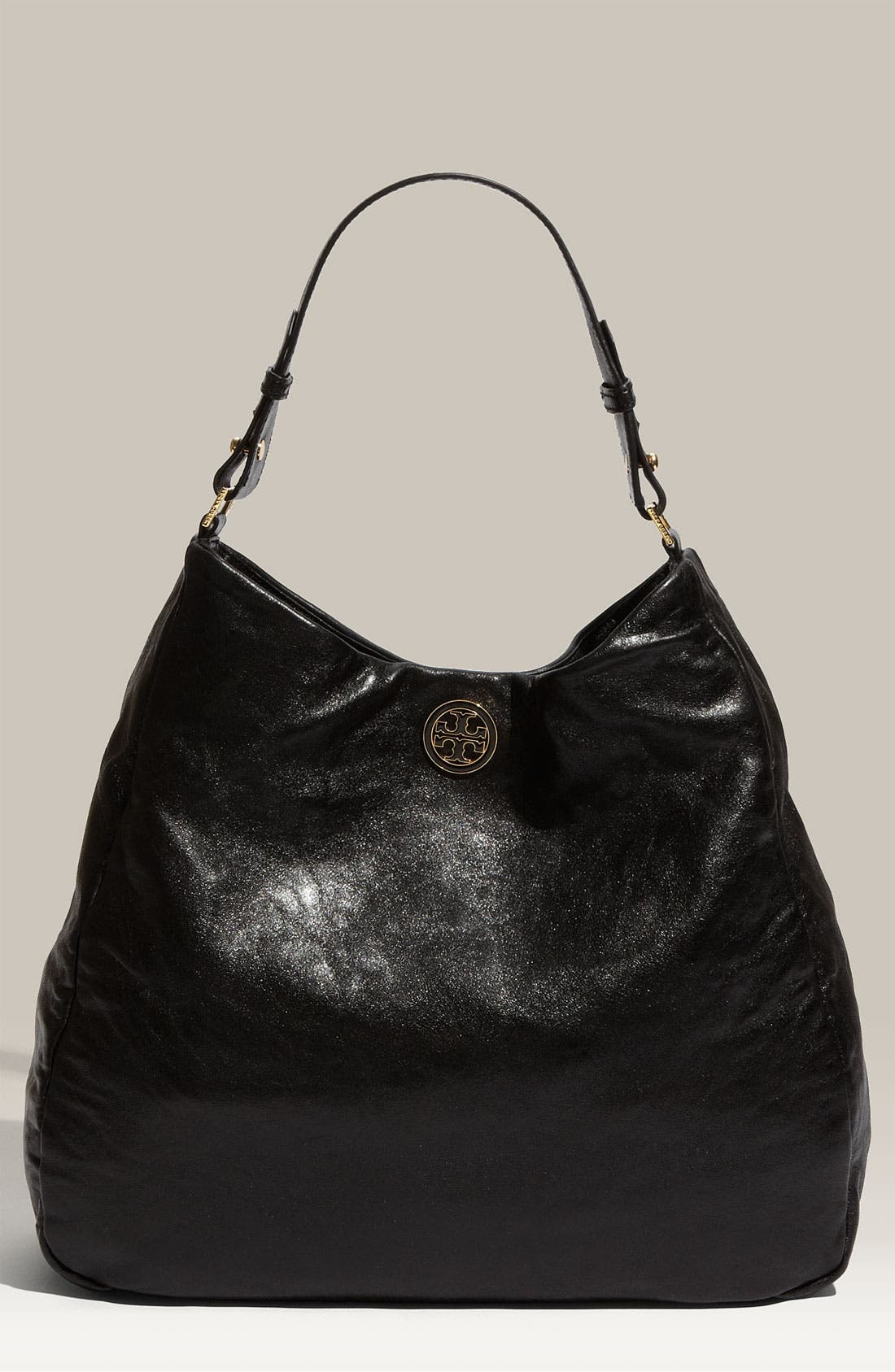 tory burch black hobo