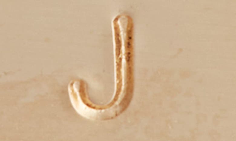 Nashelle Hadley Initial Bar Bracelet In Yellow Gold Fill - J