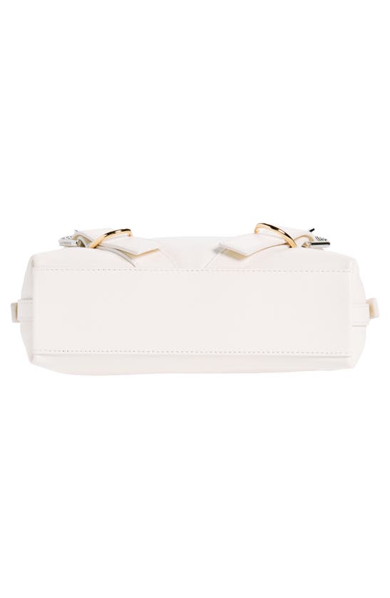 Shop Givenchy Small Voyou Leather Shoulder Bag In Ivory