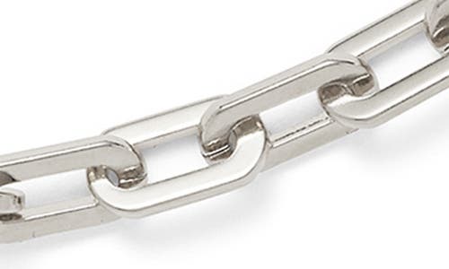 Lady Grey Octagon Chain Necklace In Silver