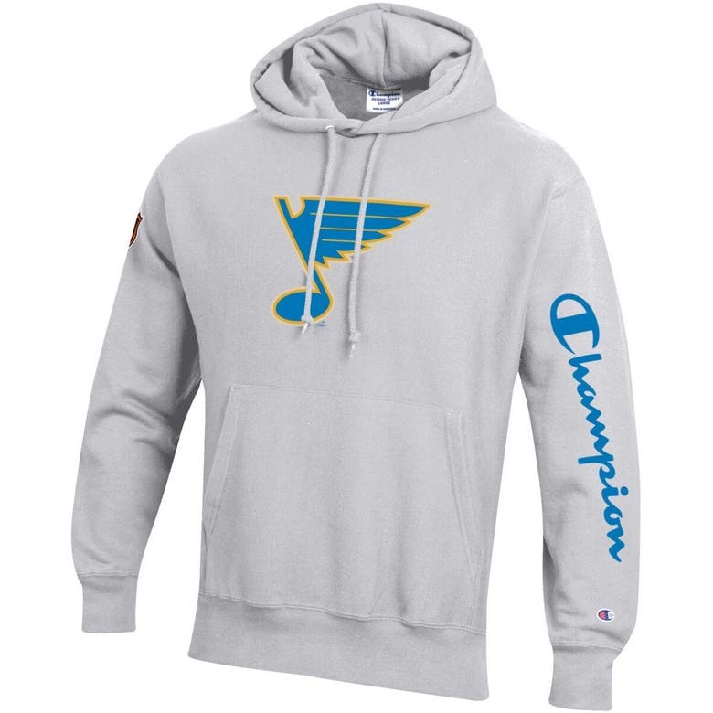 Women's Champion Heathered Gray St. Louis Blues Reverse Weave