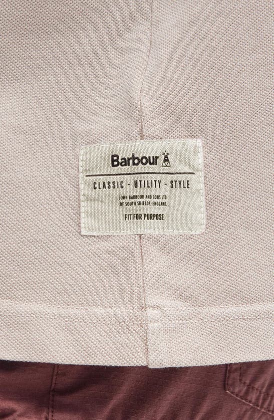 Shop Barbour Liverton Polo In Rainy Day