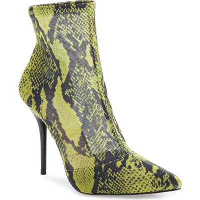 Steve Madden Dalen Mesh Bootie, Green