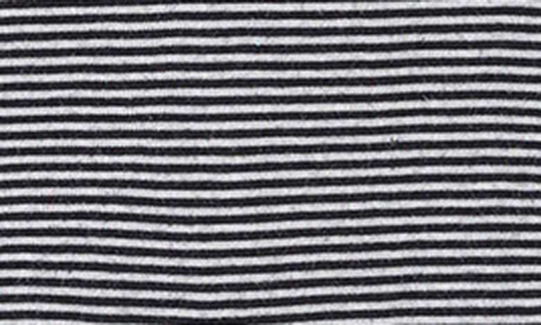 Paigelauren Welcome Home Stripe Ribbed Footie, Hat & Blanket Set In Black