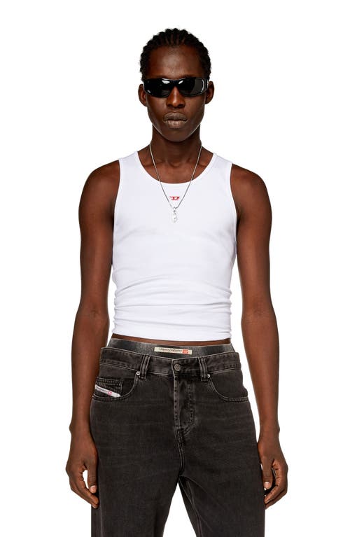 Shop Diesel ® T-lifty-d Fitted Tank Top In White