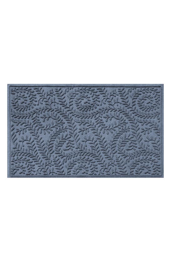 Bungalow Flooring Waterhog Boxwood Floor Mat In Blue