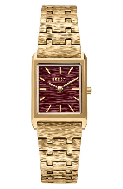 Breda Virgil Revival Bracelet Watch, 20mm In Gold