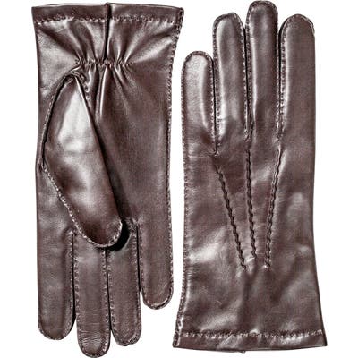 Hestra Leather Gloves, Size S (7) - Brown