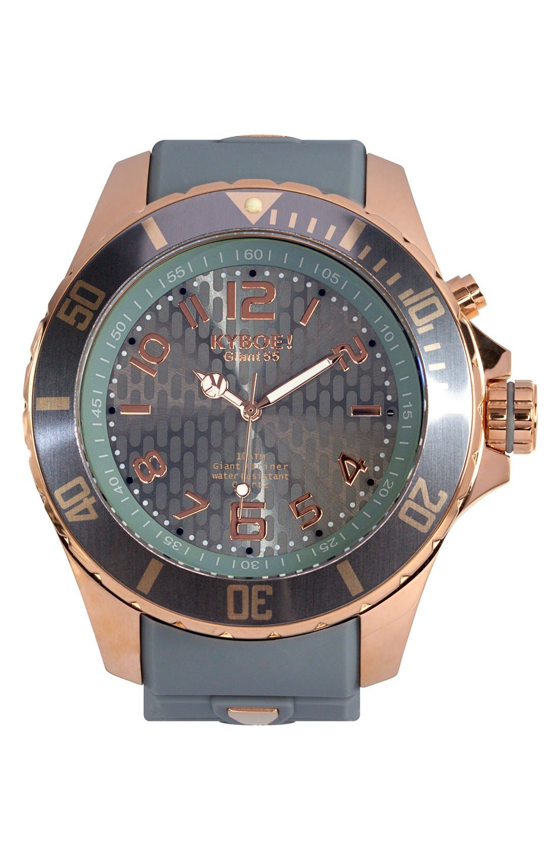 KYBOE! Silicone Strap Watch, 55mm Nordstrom