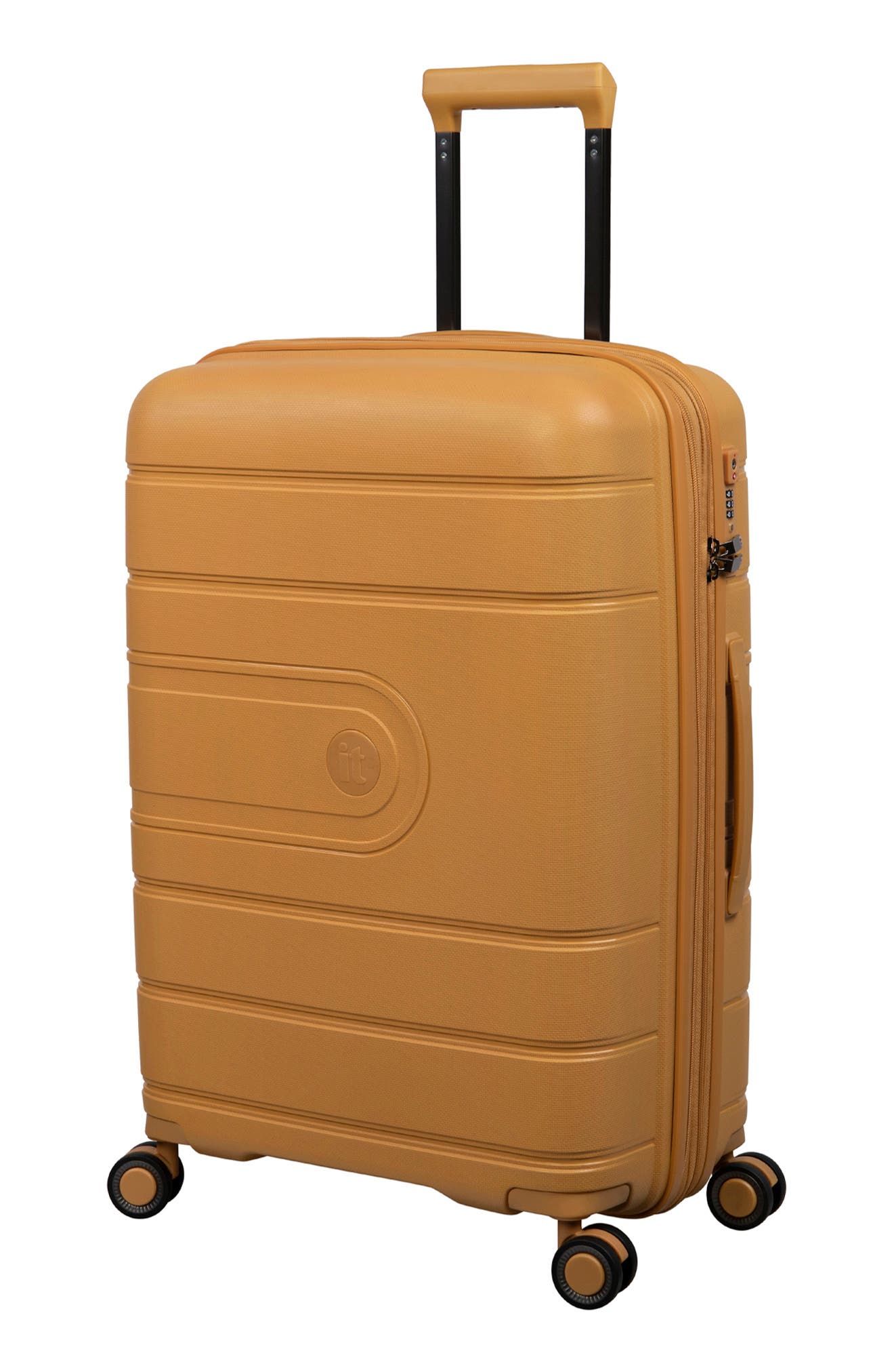 leather luggage with wheels