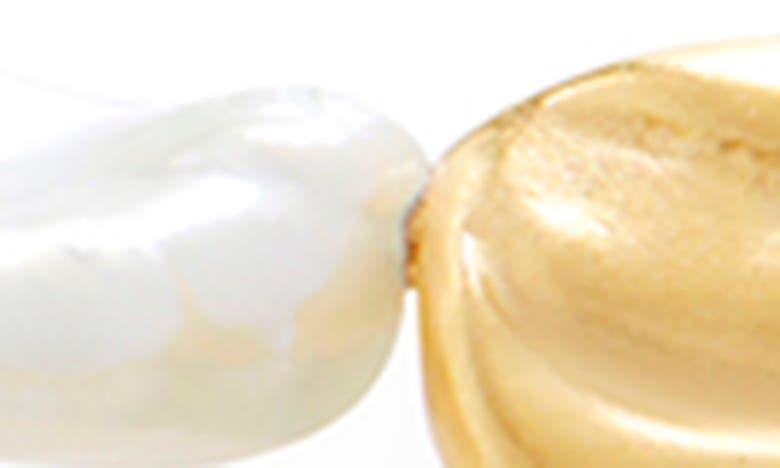 MONICA VINADER NUGGET & KESHI PEARL FRONTAL HOOP EARRINGS