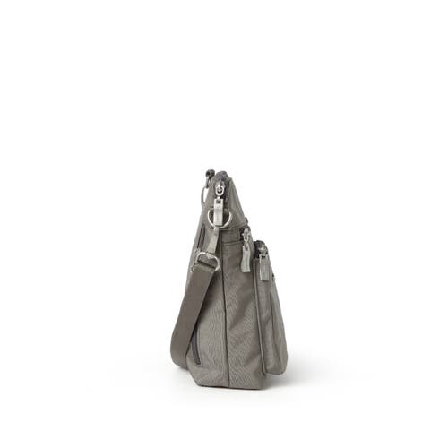 Shop Baggallini Modern Pocket Crossbody Bag In Sterling Shimmer