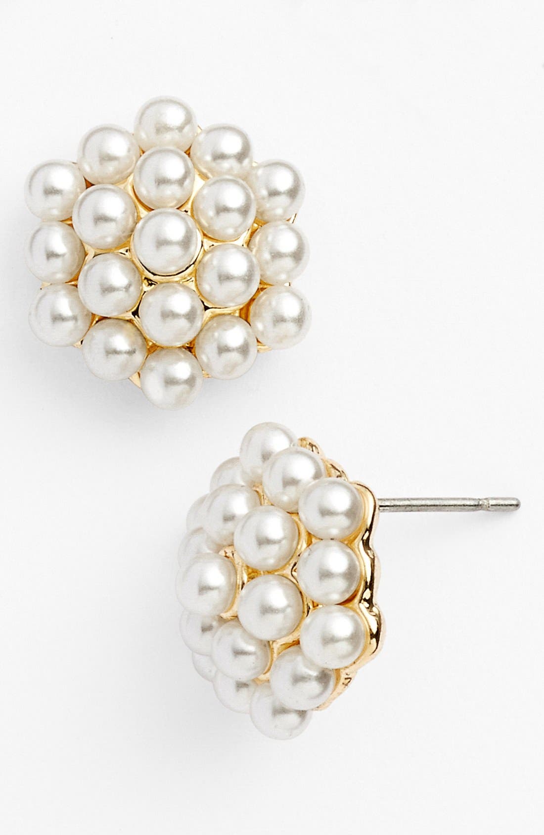 Anne Klein Faux Pearl Cluster Stud Earrings Nordstrom