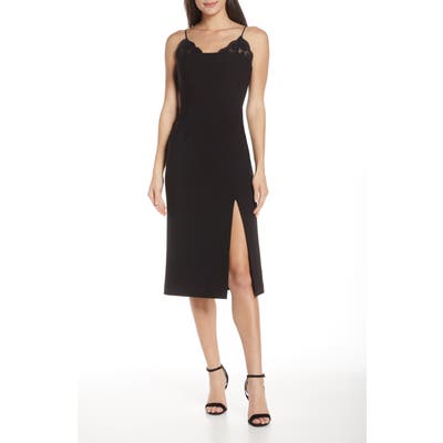 Finders Keepers Kobie Midi Dress, Black