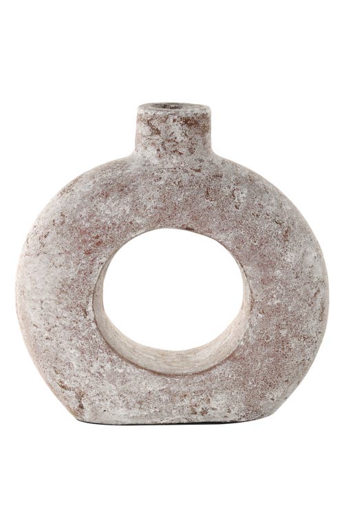 GINGER BIRCH STUDIO GINGER BIRCH STUDIO CREAM CERAMIC VASE