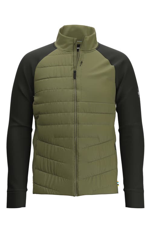 Shop Smartwool Smartloft Insulated Nylon Jacket In Winter Moss