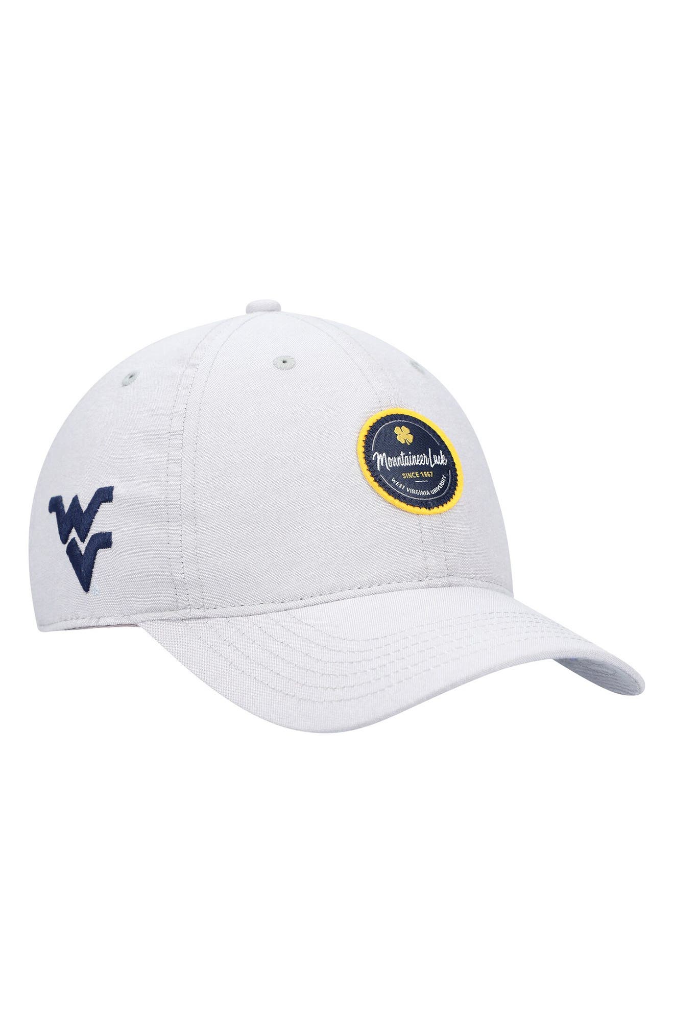 不定期特価 ブラッククローバー メンズ 帽子 アクセサリー Men´s Gray West Virginia Mountaineers Oxford  Circle Adjustable Hat Gray 売り尽くしセール -livinginmalta.com