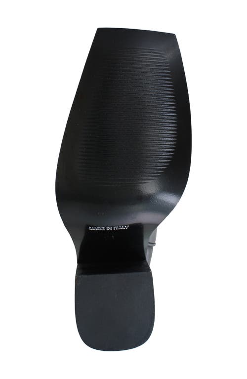 Zigi Joshi Western Boot In Black Leather