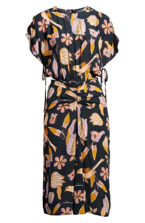 Shop Sessun Sessùn Carlota Print Cutout Dress In Birdika