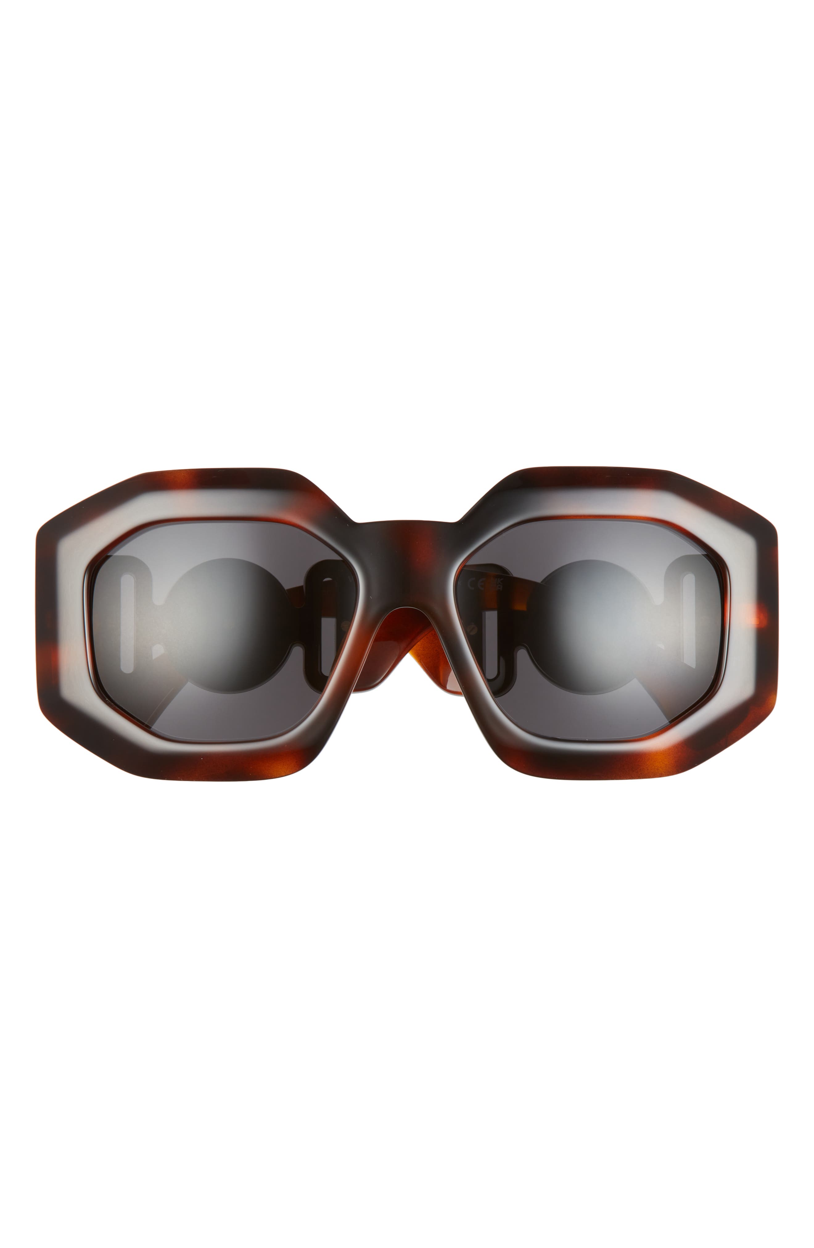 versace 56mm square sunglasses