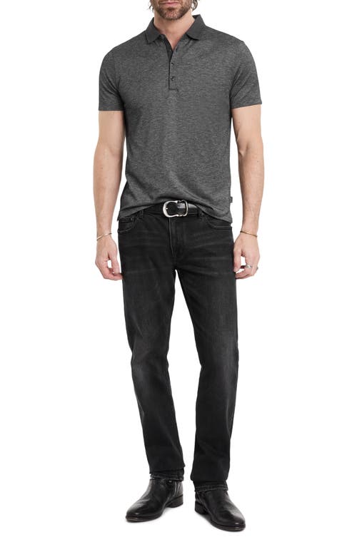 Shop John Varvatos Vestry Regular Fit Polo In Charcoal