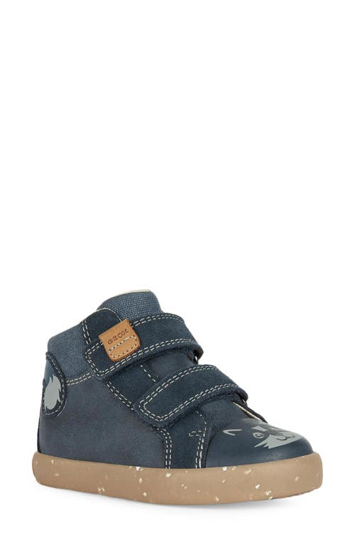 Geox Kids' Kilwi Waterproof Sneaker in Navy at Nordstrom, Size 4.5Us