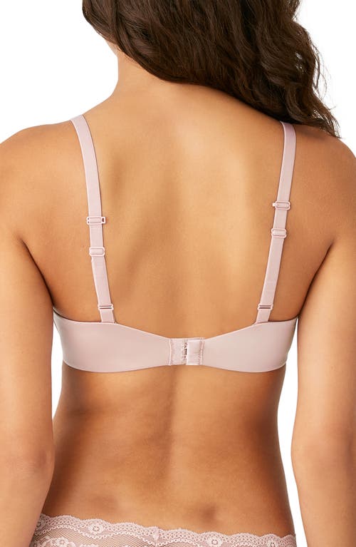 B.tempt'd By Wacoal Future Foundations Wire-free Plunge T-shirt Bra In Rose Smoke