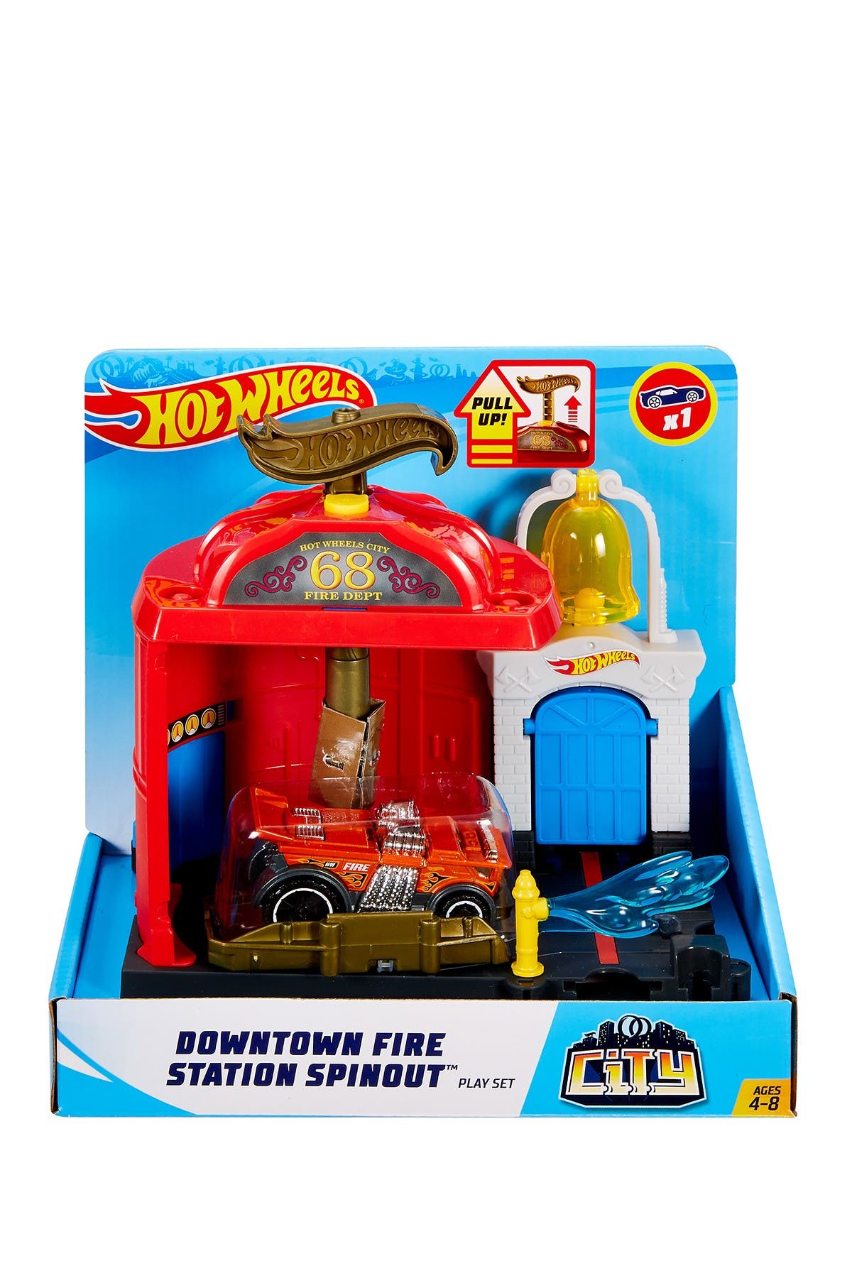 hot wheels downtown fire station