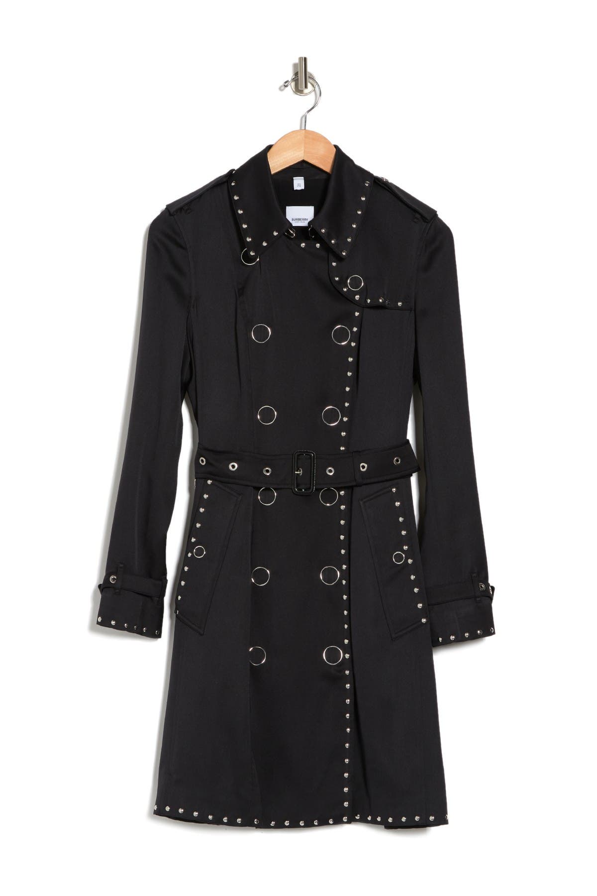 burberry studded trench coat