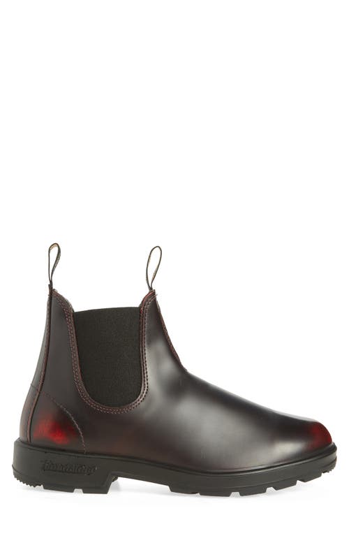 Blundstone Footwear Chelsea Boot In Bordeaux Brush