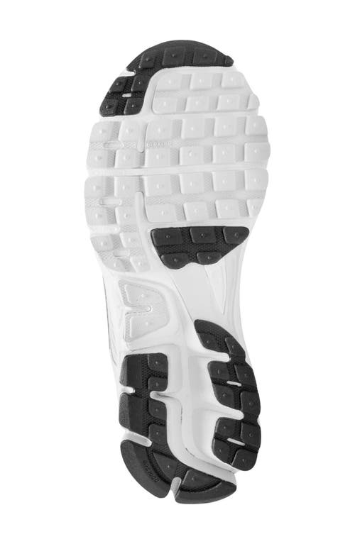 Nike Womens Light Orewood Brown Sail Zoom Vomero 5 Logo-embossed Leather And Mesh Low-top Trainers In White/vast Grey/black