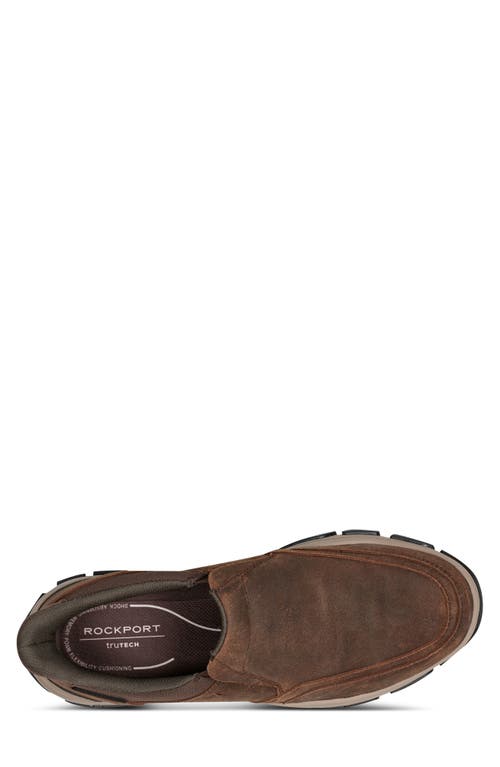 Rockport Reece Water Resistant Slip-on In Medium Brown