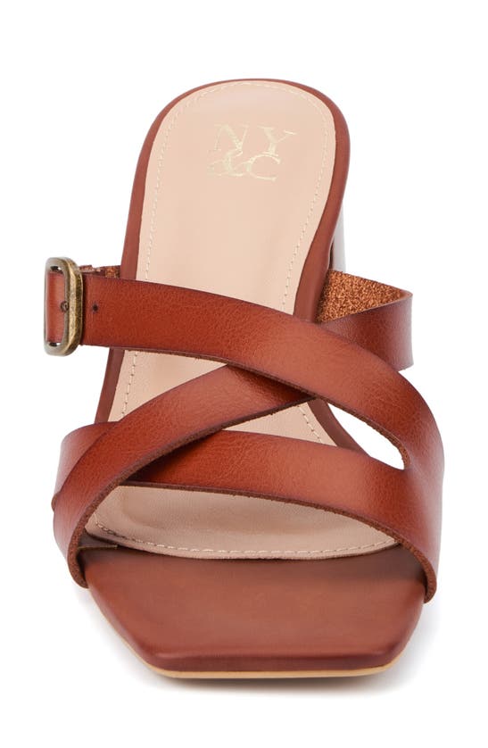 New York And Company Fantasia Heeled Sandal In Brown