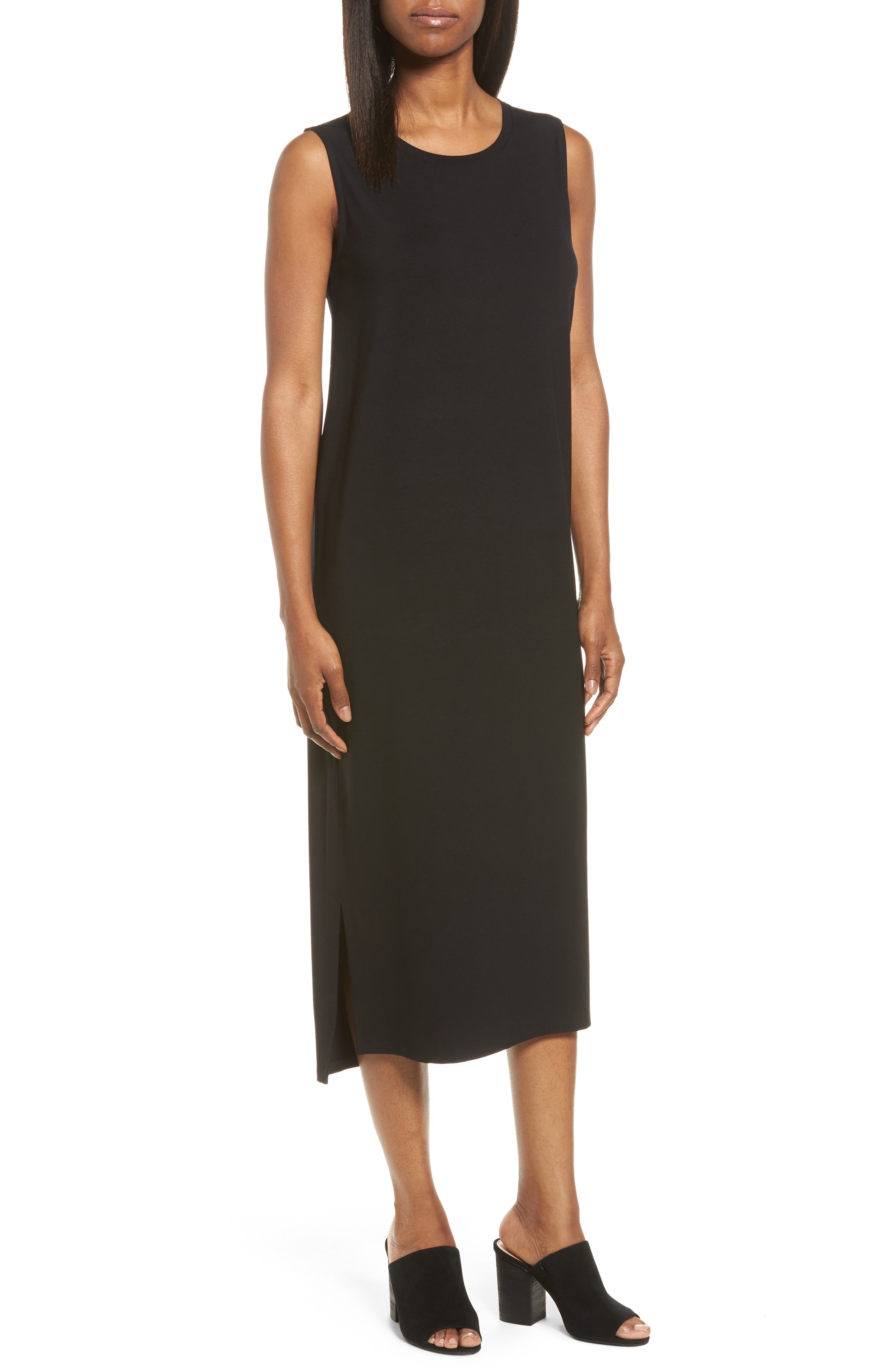 calf length jersey dress