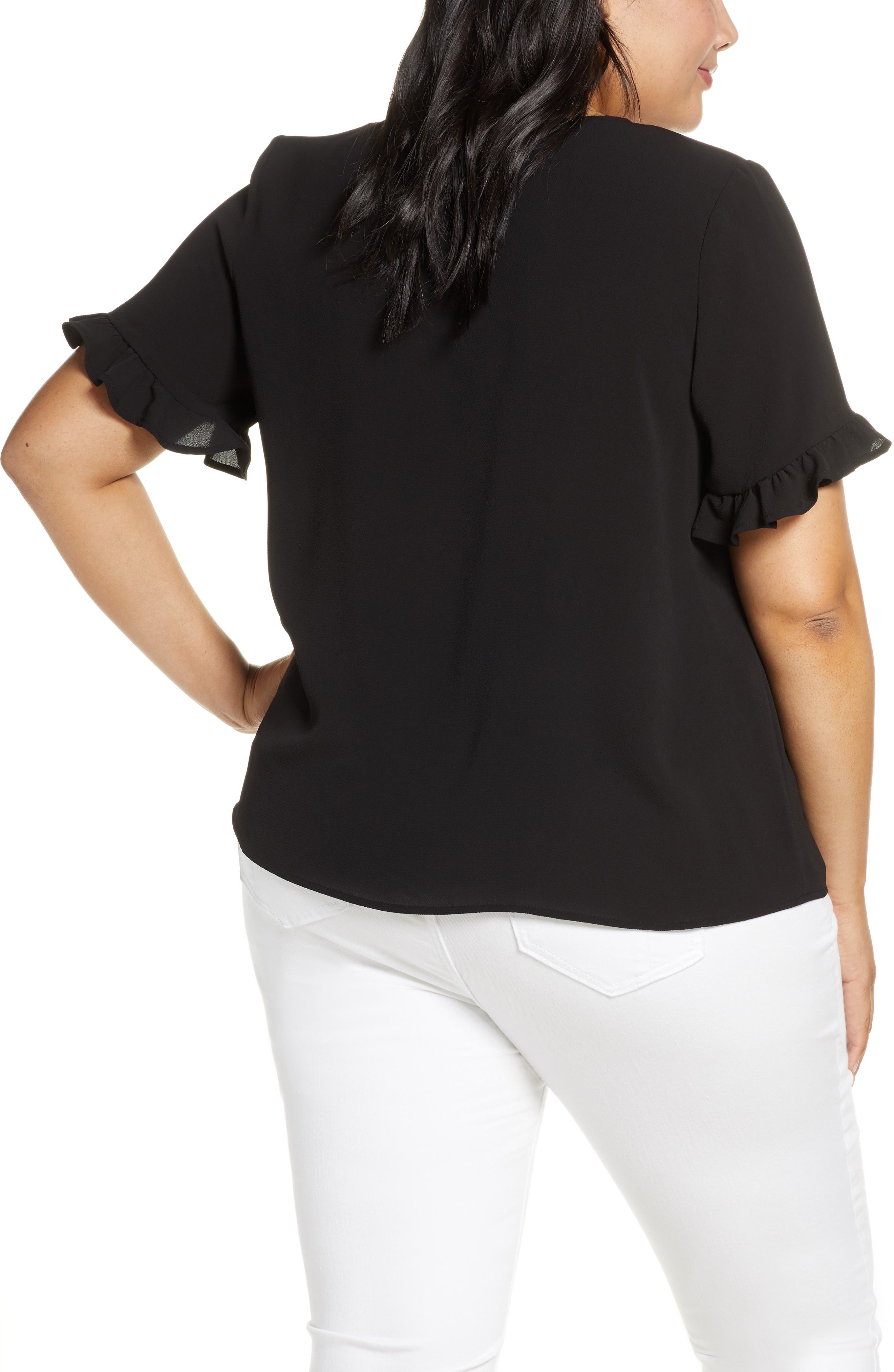 CeCe Ruffle Sleeve Top | Nordstrom